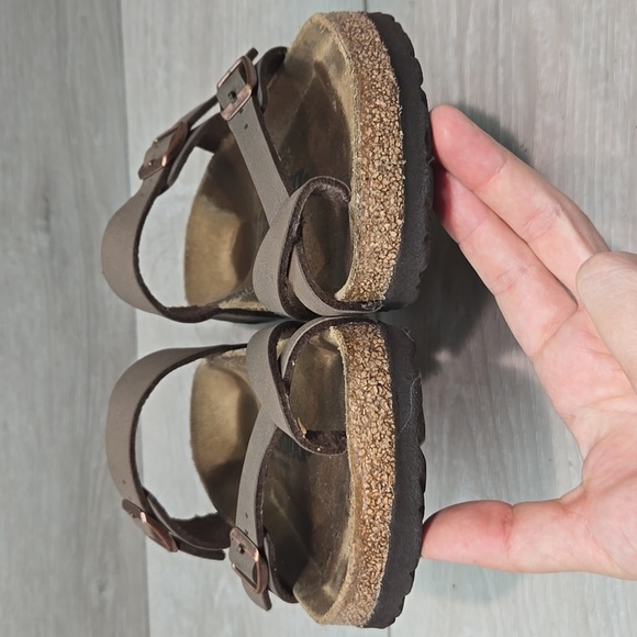 Birkenstock Women Mayari Loop Toe Sandals Brown Shoes Sz 39/8 Regular - Picture 4 of 11